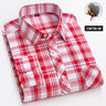 New in shirt 100%cotton long-sleeve shirts for men thin slim fit formal plain shirt plaid designer tops office elegants clothes