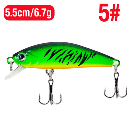 Fishing Tackle Bionic Submerged Crankbait Fishing Gear Fishing Lures Fishing Bait Fishhook 3d Eyes Artificial Hard Baits Fishing