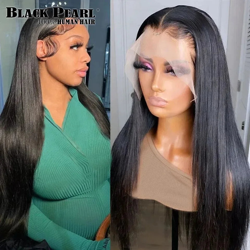 13X4 Glueless Wig Human Hair Ready To Wear Human Hair Lace Frontal Wig Bone Straight Human Hair Wigs Straight 4X4 HD Lace Wig