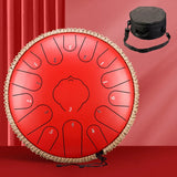 Hluru 15 Notes Glucophone Steel Tongue Drum 13 14 Inch 15 Notes Ethereal Drum Yoga Meditation Percussion Musical Instruments