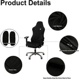 Elastic Office Chair Cover Seat Covers For Gaming Chair Cover Spandex Computer Chair Slipcover For Armchair Protector Seat Cover