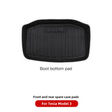 YZ For Tesla Model3 Foot Mats For TESLA Car ModelY 2021-2023 3D Foot Pad Waterproof Easy to Clean Floor Mat Interior Accessories