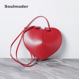 Heart bag women designer cute red black color shoulder bag purse 2023 new handbag wholesale