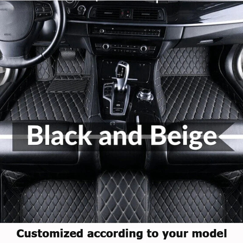 Custom Made Leather Car Floor Mats For Volkswagen VW Passat B6 2007 2008 2009 2010 2011 Carpets Rugs Foot Pads Accessories