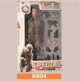 Collection NB01A NB02A NB03A NB04 NB05 NB07 NB08 1/6 Military Army Combat Swat Police Soldier ACU Forces Action Figure Model