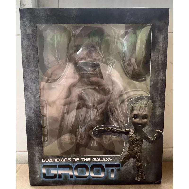 The Avengers Disney Groot Little Tree Man Anime Movie Character Modeling Figure Movable Joint Model Cute Children Holiday Gifts