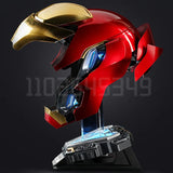 Cartoon Mk50 Wearable 1:1 Iron Man Figures Voice-activated Deformation Helmet Around Marvel Comics Animation Derivatives Toy