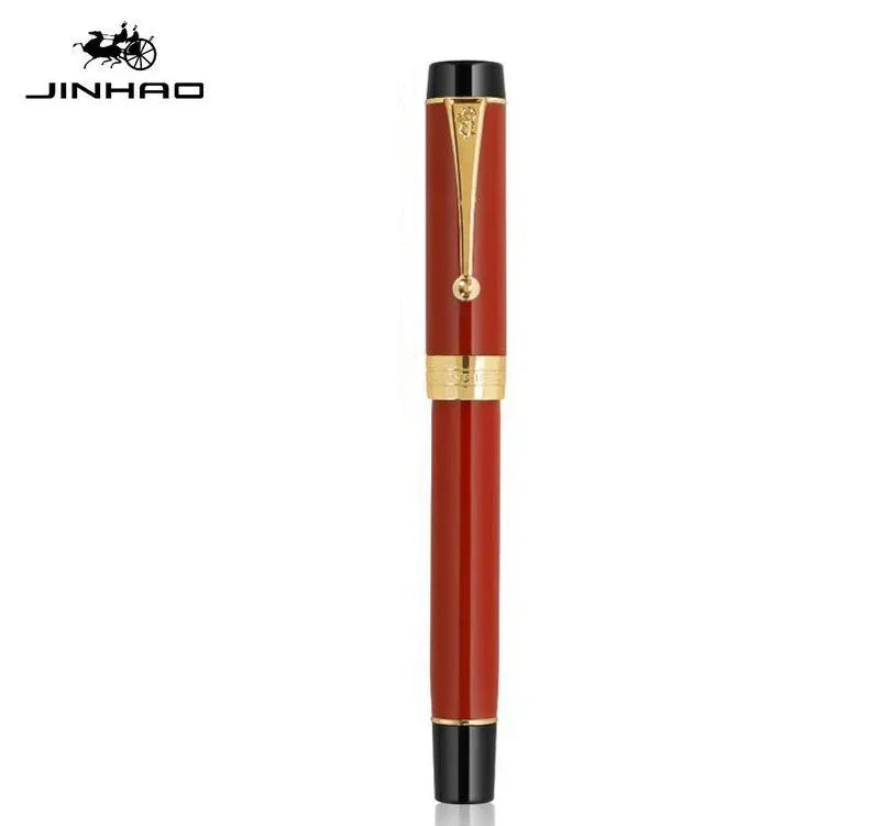 Jinhao 100 Fountain Pen Transparent Color Resin luxury Pens M/F/EF/1.0mm Extra Fine Nib Office School Supplies Stationery Gift