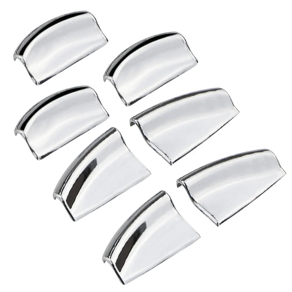 7Pcs ABS Chrome Car Door Window Lift Button Stickers Sequins Trim for Tesla Model S Models 2014 - 2023 Interior Accessories