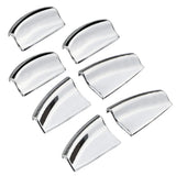 7Pcs ABS Chrome Car Door Window Lift Button Stickers Sequins Trim for Tesla Model S Models 2014 - 2023 Interior Accessories