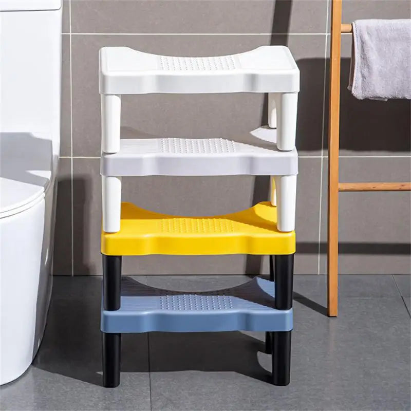 1pcs Poop Stool Toilet Step Stool Non-slip Portable Capability Bathroom Potty Training For Adult Sturdy Squat Stool Chairs