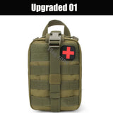 Tactical Molle First Aid Kit Survival Bag Emergency Pouch Military Outdoor Travel Waist Pack EDC Hunting Camping Lifesaving Case