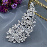 A409 Luxury Wedding Comb Rhinestone Headwear Bride Hair Jewelry Vintage Bridesmaid Hair Clips Bridal Tiara Women Headpieces