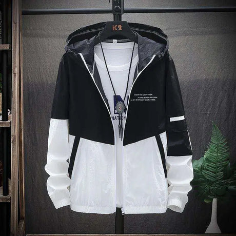 2024 Summer New Hooded Jackets for Men Sun Protection Clothing Fishing Hunting Clothes Quick Dry Skin Male Windbreaker Size 4XL