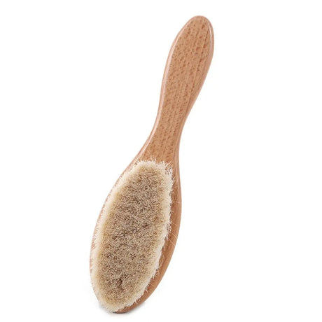 Baby Care Pure Natural Wool Baby Wooden Brush Broken Soft Hair Cleaning Brush Massage Brush Baby Bath Brush