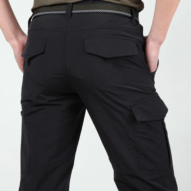 New Affairs Tactical Cargo Pants Men Summer Outdoor Waterproof Breathable Trousers Travel On Foot Casual Quick Dry Trousers