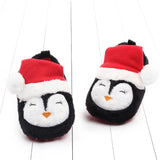 Baby Shoes for Winter Christmas Infant Shoes Cute Santa for Boys and Girls 11CM/12CM/13CM 0-12 Months Warm Lining Inside Soft