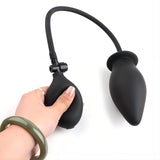 Inflatable Anal Plug Expandable Dildo Pump Butt Plug Anal Dilator Bdsm Sex Toy Gay Prostate Massage For Anus Enlargement By Pump