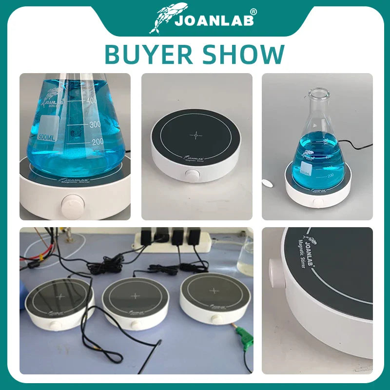 JOANLAB Official Store Magnetic Stirrer With Stir Bar Magnetic Mixer Laboratory Equipment 110v And 220V