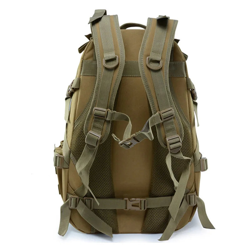 Men's backpack large capacity hiking camping canvas travel backpack men's camouflage sports outdoor tactical backpack