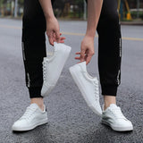 Spring Summer Flat Mens Fashion Sneakers Soft Casual Brand Male White Shoes Street Style