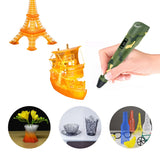 Creative 3D Camouflage Printing Pen for Kids - DIY Drawing Fun with PLA Filament Gift Set