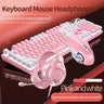 Gaming Keyboard Mouse Headphone Set Wired Backlight Game 104 Keys Keyboards 3600DPI Mice USD 3.5mm Headset Combos for PC Gamer