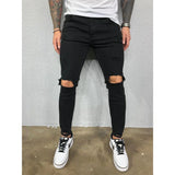 High Quality Stretch Elastic Skinny Jeans Men European American Classic Solid Washed Denim Pant Casual Pantalones Hombre Joggers