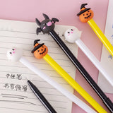 12 pcs/lot Creative Halloween Theme Gel Ink Pens School Office Writing Supplies Gift Stationery Cute Pen Kids Prizes Cute Pens