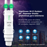 Wavlink High Power 300Mbps Wireless Wifi Repeater Outdoor 2.4G Wireless Wifi Router /Long Range Extender POE High Gain Antennas