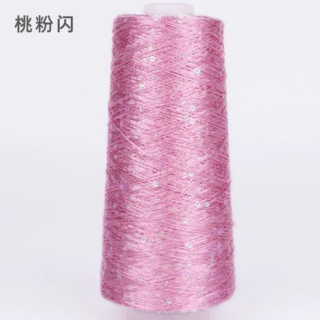 500G Glitter FancyYarn Sequin  Hand Crochet Thread Knitting Clothes Needleworkyarn With Sequins Knitting Yarn Needlework Sequins