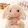 Cute Furry Rabbit Plush Doll Backpack Stuffed Kids Animal Backpack Lolita Rabbit Plush Doll Bag Long Ear Bunny Plushie s