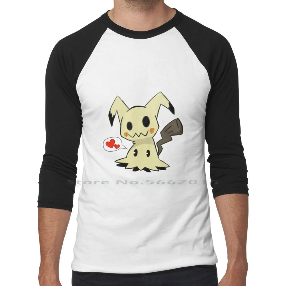 Little Mimikyu T Shirt 100% Cotton Mimikyu Cute Short Long Sleeve Tee Top