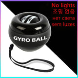 LED Automatic Light-emitting Gyro Wrist Force Handball Automatic Start Vibrating balls Gyroscope Gyroball Ball Power