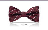 VEEKTIE Brand Pre-tied Bowties For Men Polka Dots Striped Business Formal Wedding Ceremony Red Blue Black Suit Boys Party Modern