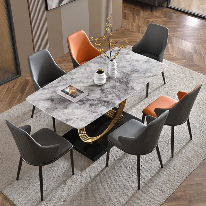 Mobile Coffee Dinner Table Chairs Kitchen Conference Tables Mobile Modern Stone Center Room Mesa De Jantar Livingroom Furniture