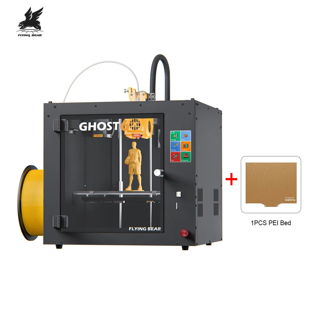 Flying Bear 3d Printer Ghost 6 High Precision with High Speed Printing Machine Adopt Core XY Motion Dual Direct Extruder