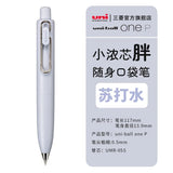 Uni-ball One P Mini Pocket Gel Pen Pen 0.5mm Portable Pen Super Cute Chubby Pen Body UMN-SP Office Accessories Stationery