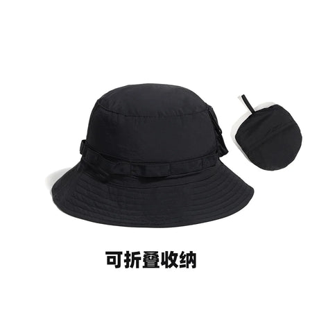 Foldable Outdoor Mountaineering Camping Fishing Bucket Hat Men Summer Quick-drying Sun Hats Women