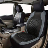 Hot selling high-end pu Car Interior with 5/2Pcs Quilted Leather Thread Pressing Seat Covers Airbag Compatible Breathables Tools