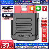 MUCAR BT200 Automotive Diagnostic Tools Obd 2 Bluetooth Wifi Scanner for All Cars Auto Obd2 Tester 15 Resets Diagnosis