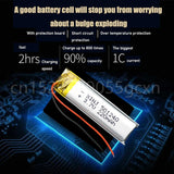 3.7V 220mAh 501240 Battery Li-Polymer Rechargeable Battery 501240 Li Po Lithium Cells for GPS Bluetooth Earphone MP3 MP4 051240