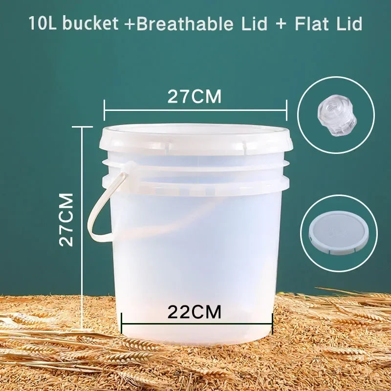 Home With Airlock Brewing Container Fermentation Beer Bucket Making Wine & Fermenter Kit Equipment For Barware