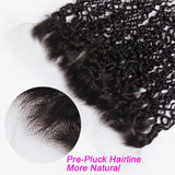 Brazilian 3B 3C Spirals Curly Bundles With Frontal 10A Pixie Curl  Virgin Human Hair Extension Kinky Curly Weave With Closure