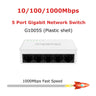 5 8 Port Full 1000Mbps Gigabit Network Switch Ethernet Smart Switcher High Performance RJ45 Hub Internet Splitter