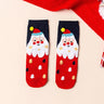 4 Pairs/Lot Children Girls Socks Christmas Socks For Kids Cotton 2-12Years Comfortable Toddler Leg Warmers Boys Long Socks