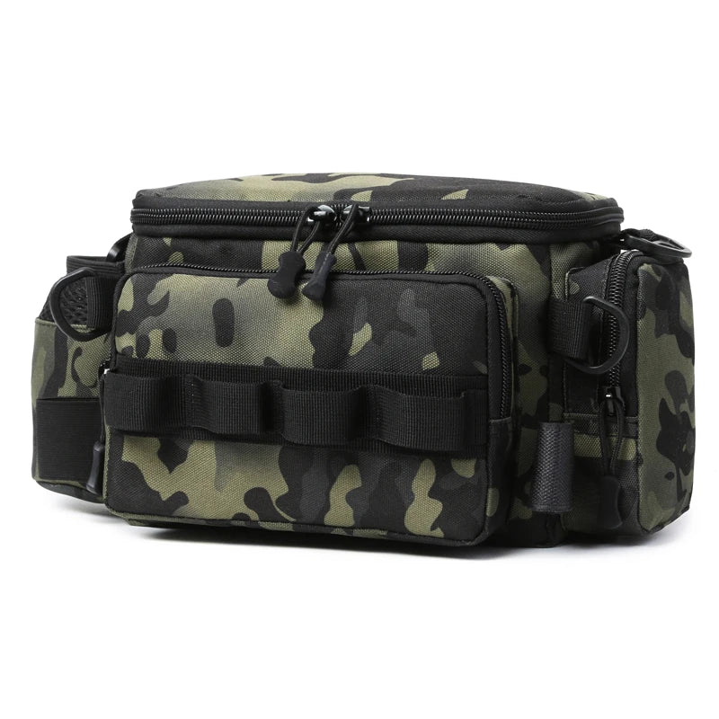 Fishing Tackle Bags Waist Fanny Pack Fishing Lures Line Box Utility Storage Accessories Outdoor Camping Shoulder Crossbody Bag