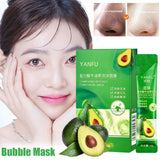 YANFU Skin Lightening Complex Avocado Foam Facial Mask Coated And Moisturizing Replenish Skin Cleaning Packaging Independen R5Q5