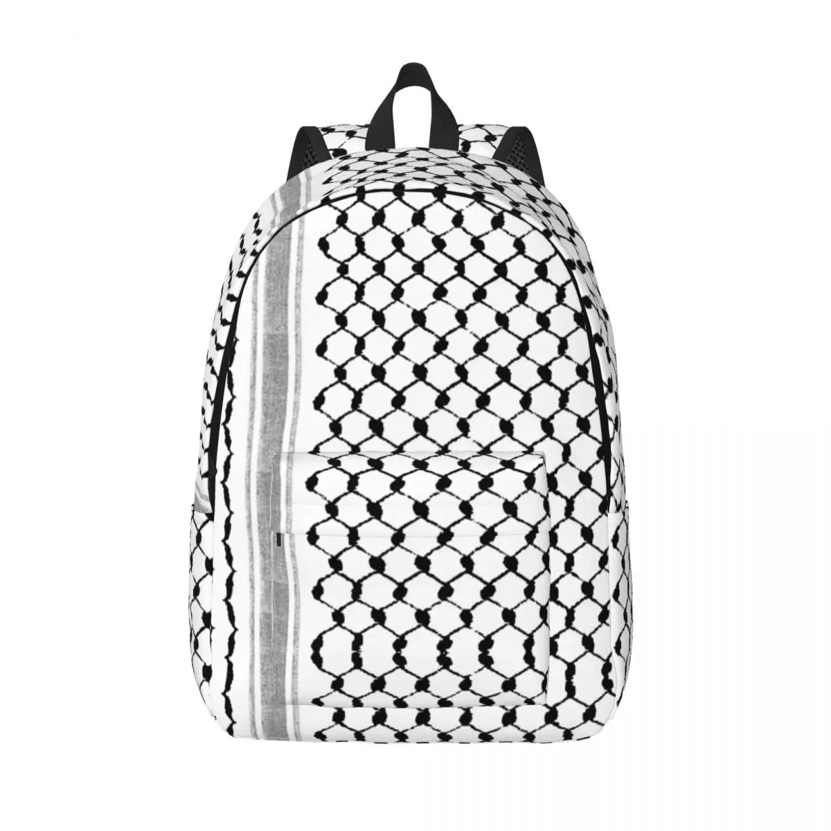 Palestinian Hatta Folk Teenage Backpack Outdoor High School Business Palestine Arabic Keffiyeh Daypack for Men Women Canvas Bags