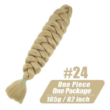 Wigundle 82 Inch Jumbo Braids Crochet Hair Extensions Synthetic Braiding Hair Afro Ombre Color kanekalon Hair for Children Braid